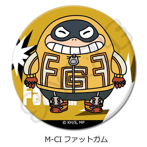 『僕のヒーローアカデミア』みんなmochocho化大作戦! 第5弾 丸形缶バッジ(57mm) M-CI ファットガム